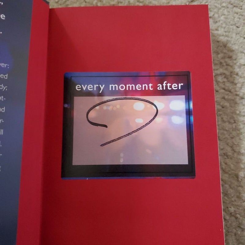 Every Moment After (signed bookplate)