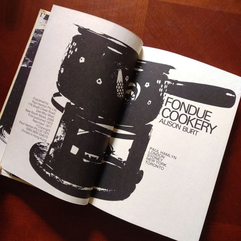 Fondue Cookery by Alison Burt, Hardcover Pangobooks