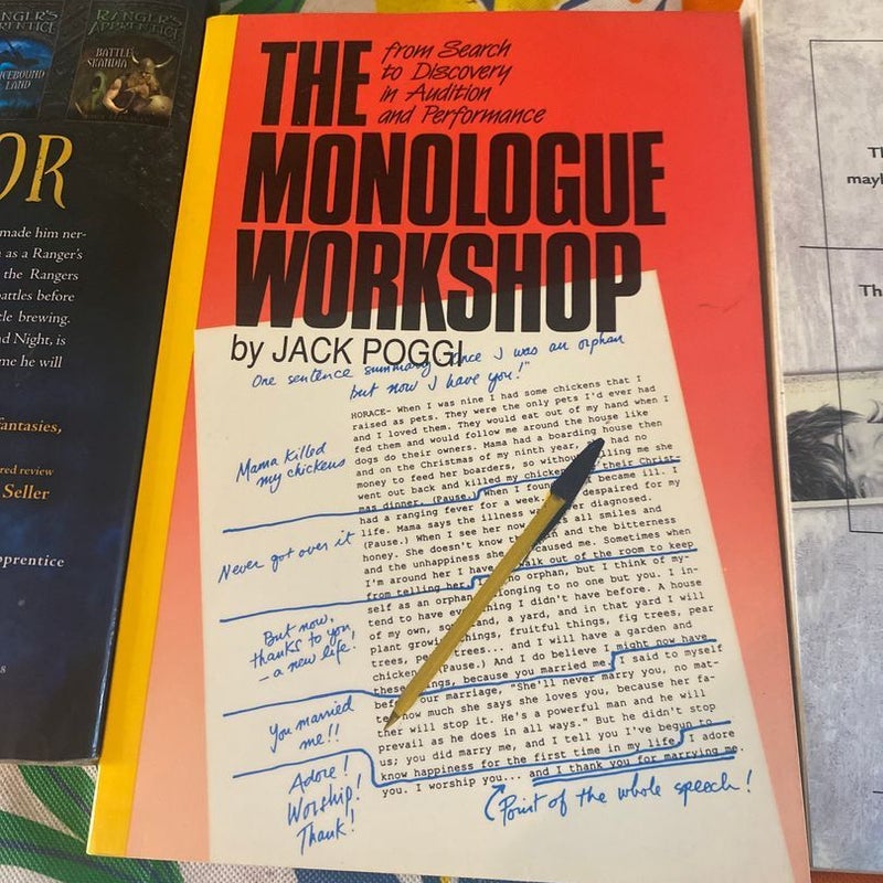 The Monologue Workshop