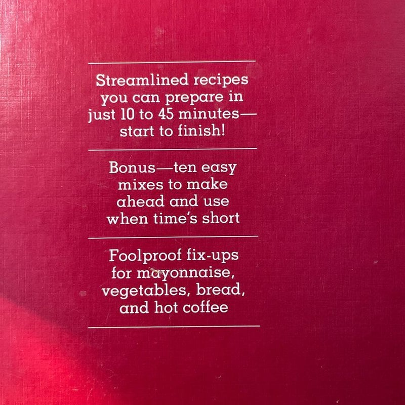 FIX IT FAST COOKBOOK 