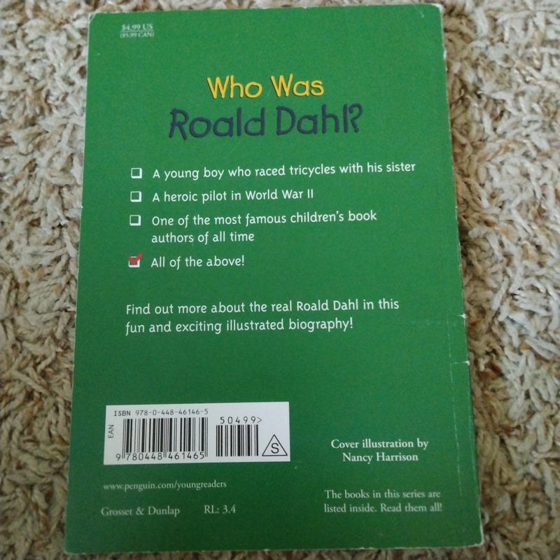 Who Was Roald Dahl? by True Kelley, Who HQ: 9780448461465 |  : Books