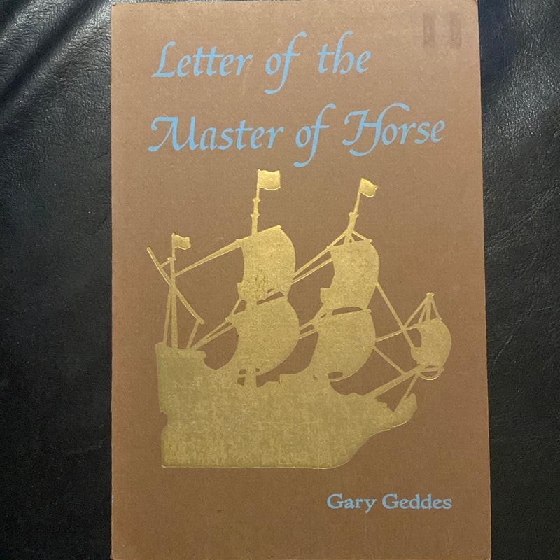 Letter of the Master of Horse