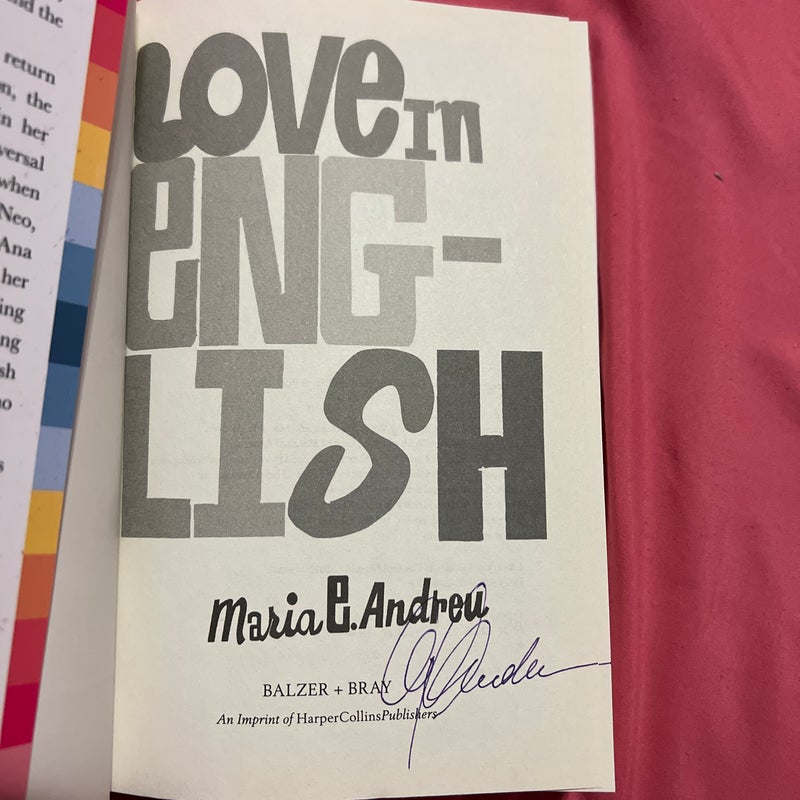 Love in English (Signed)