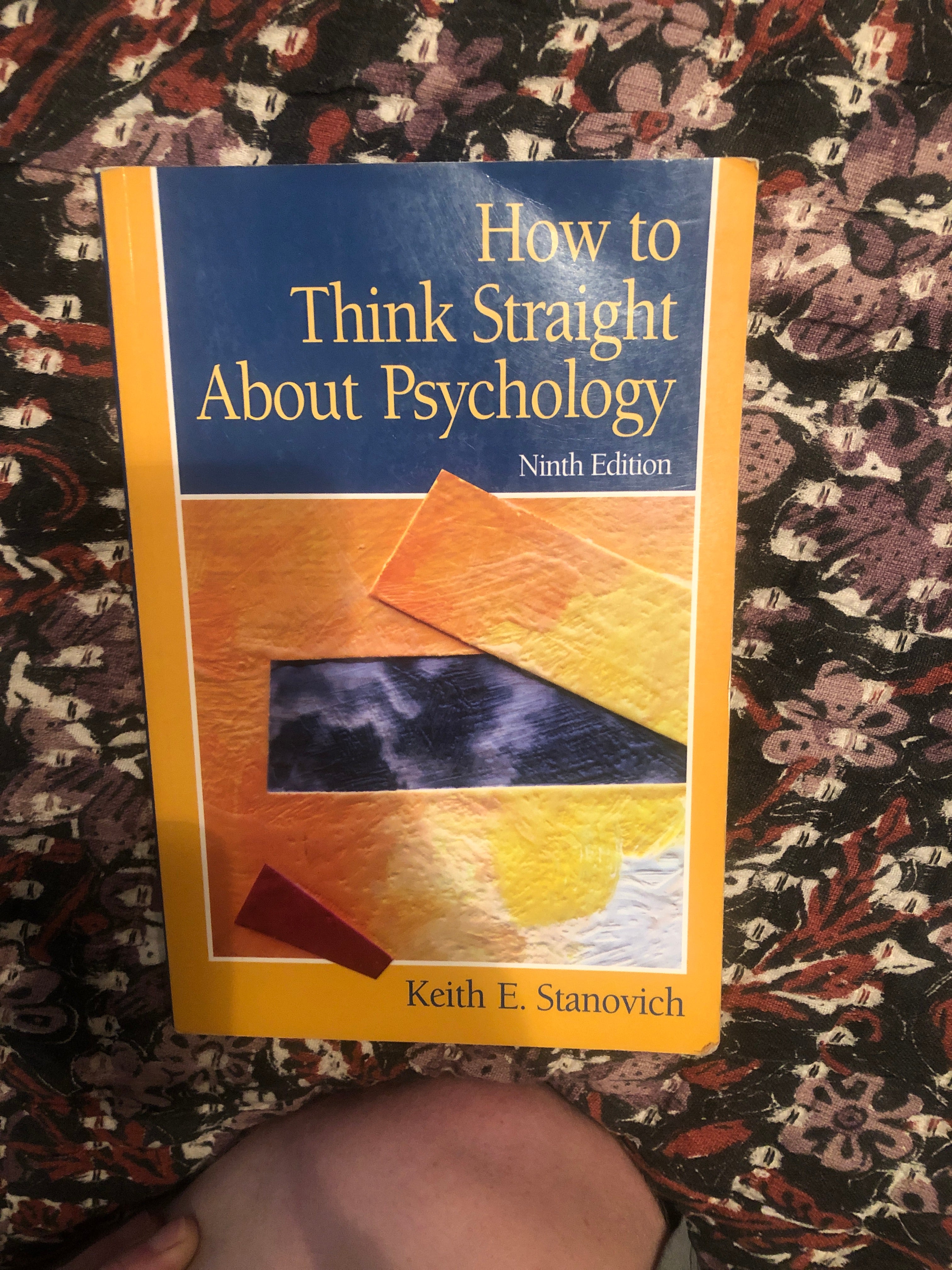 Think　Stanovich,　Psychology　Keith　Straight　Paperback　about　Pangobooks　by　E.　How　to