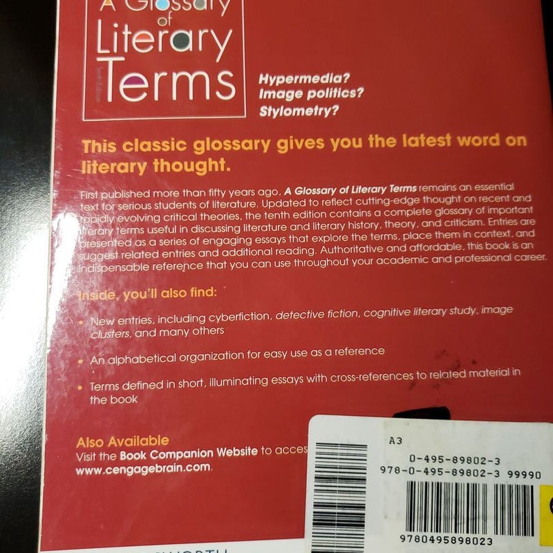 A Glossary of Literary Terms