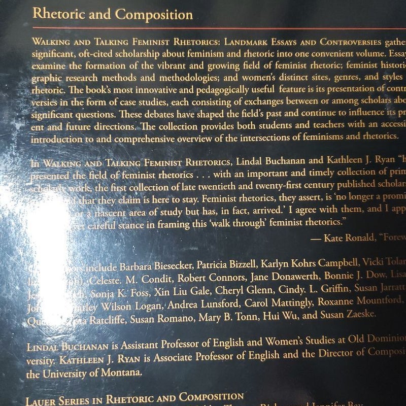 Walking and Talking Feminist Rhetorics