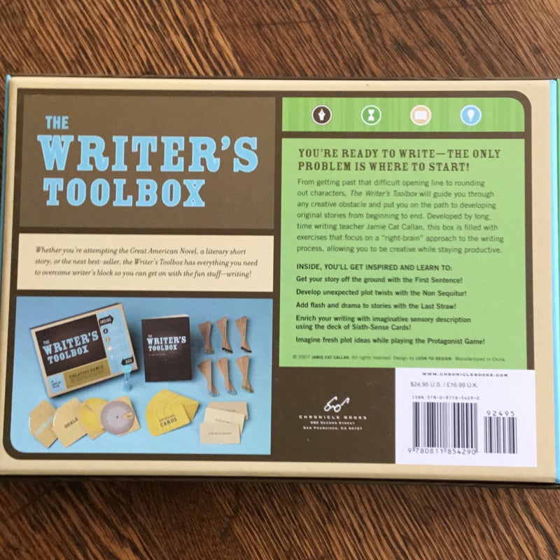 The Writer's Toolbox: Creative Games and Exercises for Inspiring the  'Write' Side of Your Brain (Writing Prompts, Writer Gifts, Writing Kit  Gifts) by Jamie Cat Callan, Hardcover