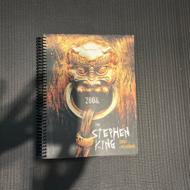 Stephen King Library desk calendars 2006-2014