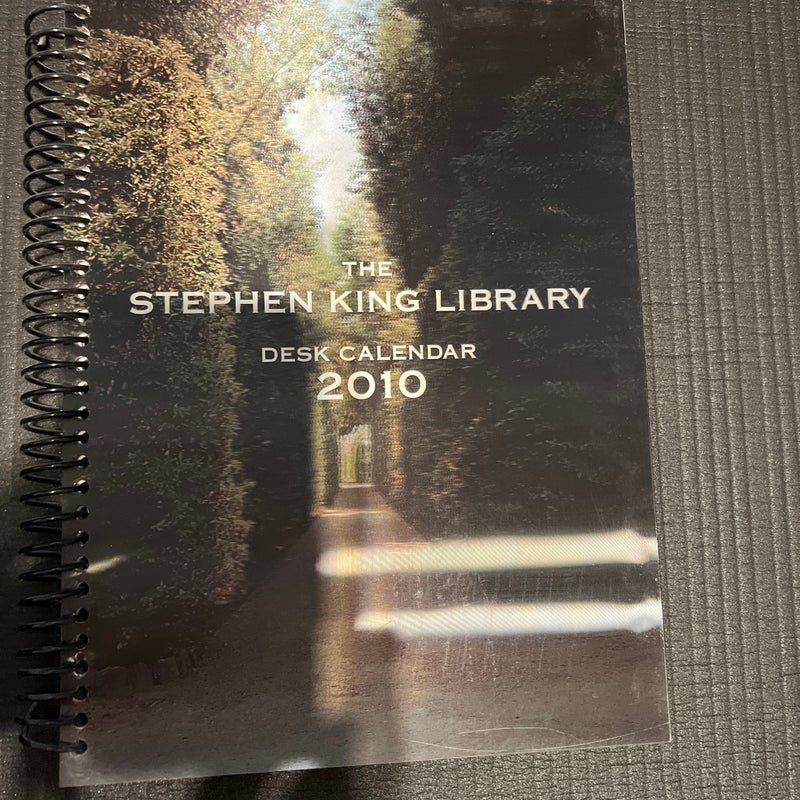 Stephen King Library desk calendars 2006-2014