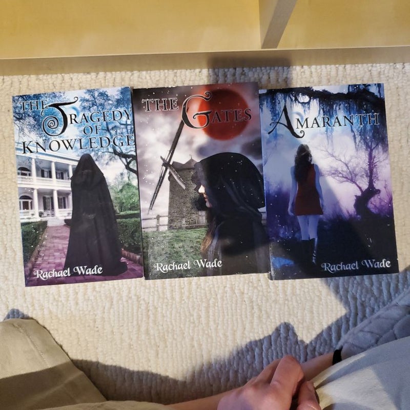 Amaranth books 1-3 signed and personalized 