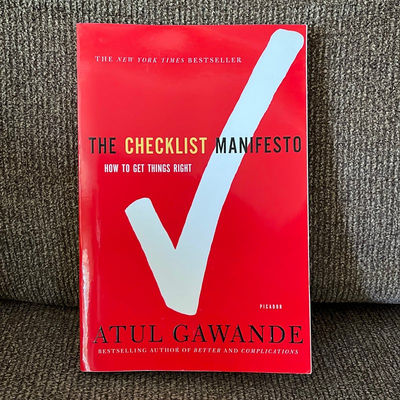 The Checklist Manifesto