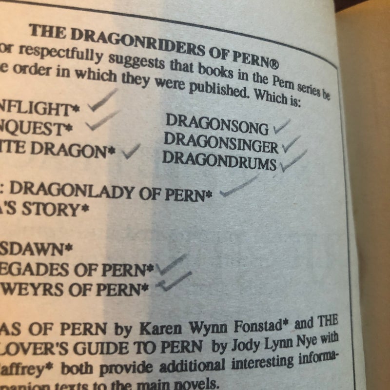 The Renegades Of Pern 
