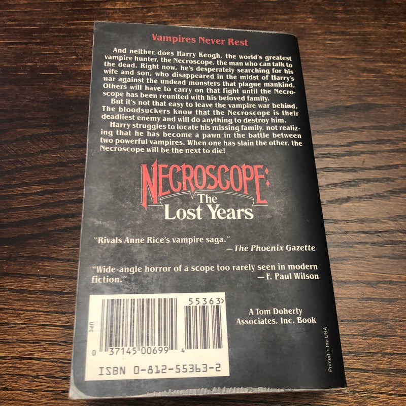 Necroscope The Lost Years