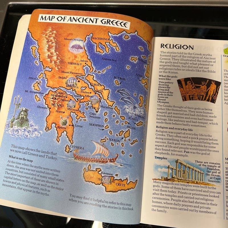 Usborne Illustrated Guide to Greek Myths & Legends