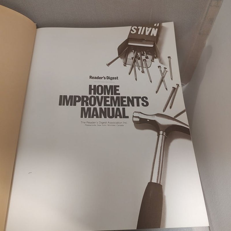 Home Improvements Manual