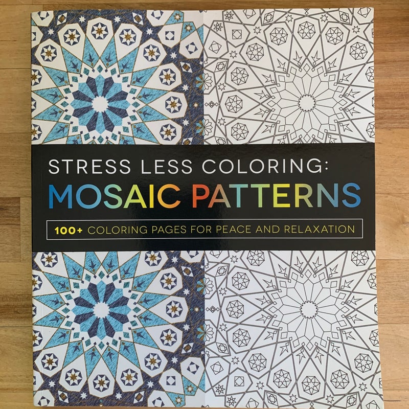 Stress Less Coloring - Mosaic Patterns