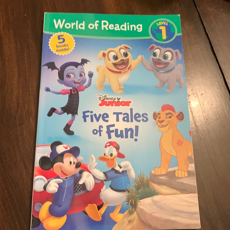 World of Reading: Disney Junior Five Tales of Fun! (Level 1 Reader Bindup)