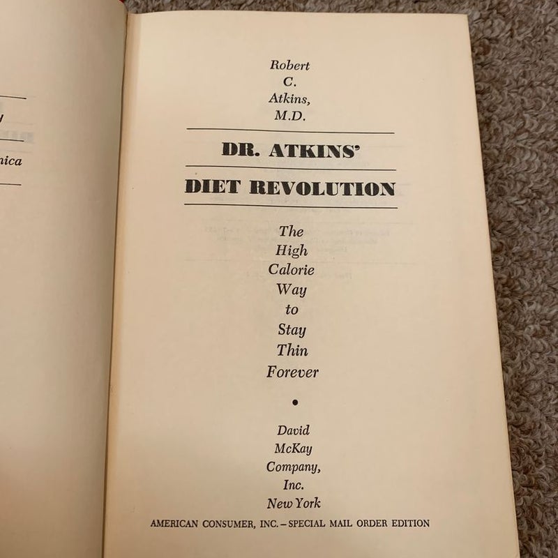 Dr Atkins Diet Revolution