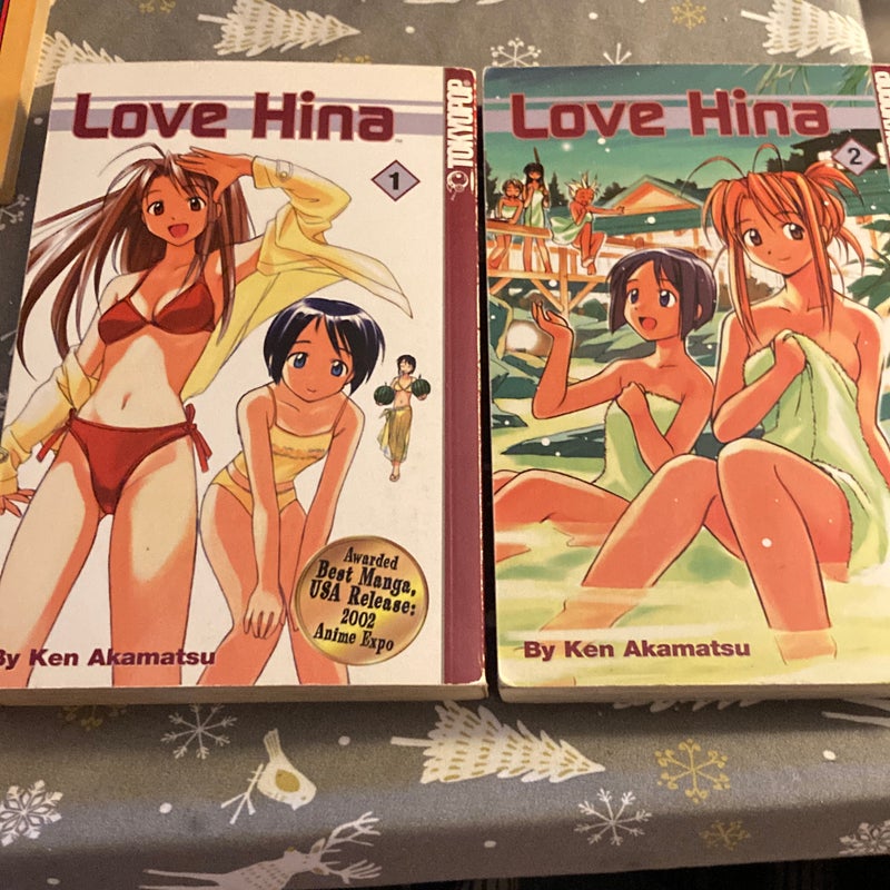 Love hina mangas volumes 1 & 2