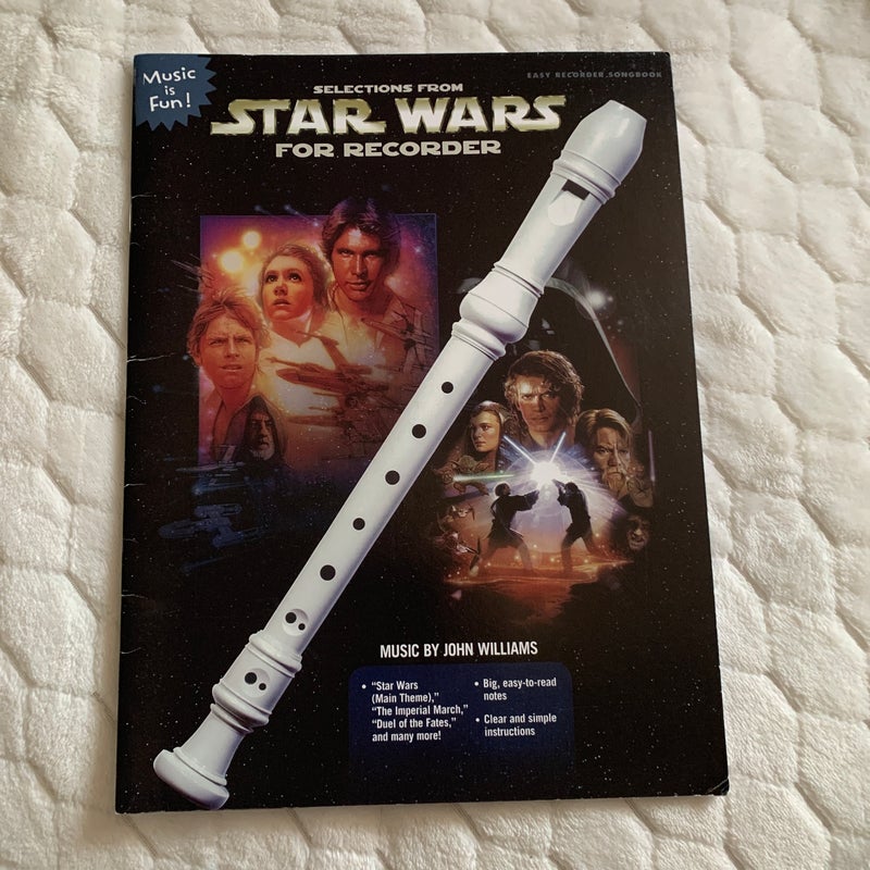 Selections from Star Wars for Recorder