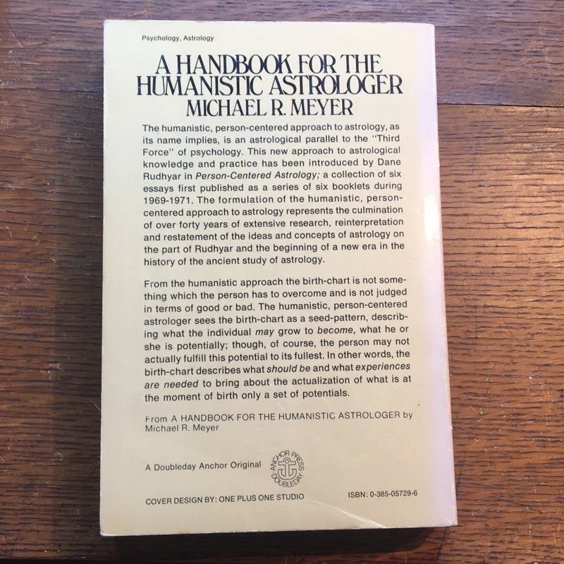 Handbook for the Humanistic Astrologer