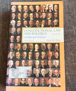 Constitutional Law and Politics