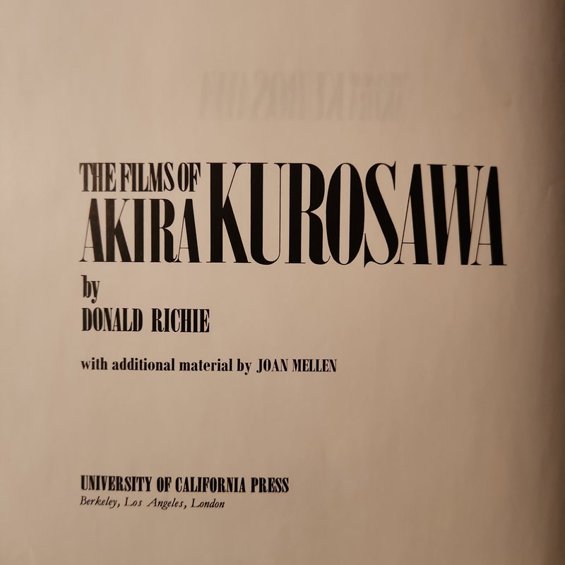 The Films of Akira Kurosawa