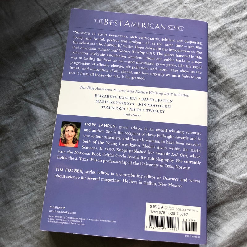 The Best American Science and Nature Writing 2017