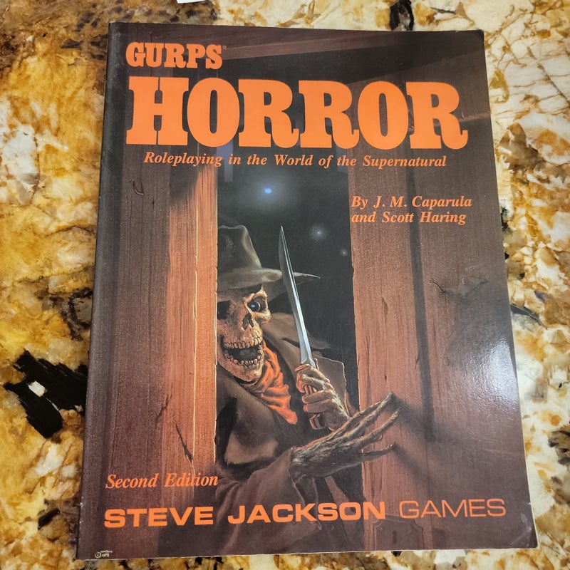 GURPS Horror *missing pages ****