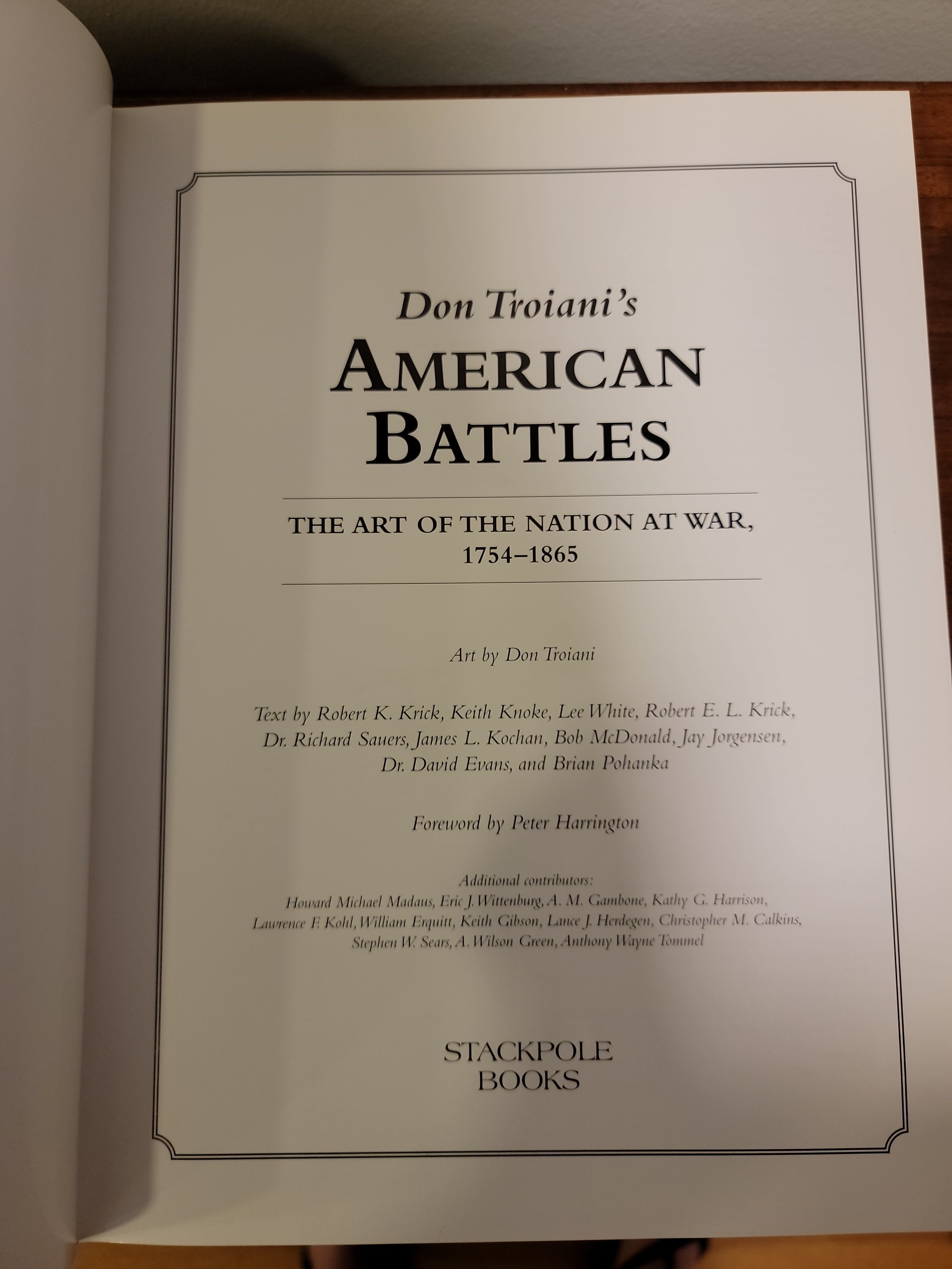Don Troiani's American Battles