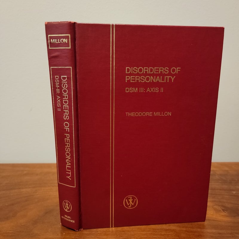 Disorders of Personality