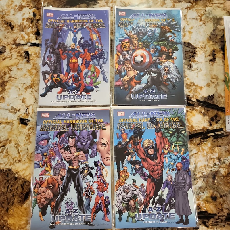 All-New Official Handbook of the Marvel Universe Update 1-4