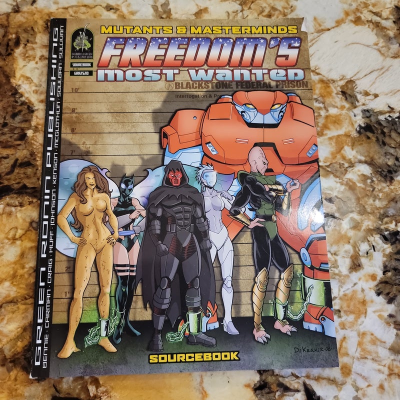 Freedom's Most Wanted Sourcebook Mutants & Masterminds
