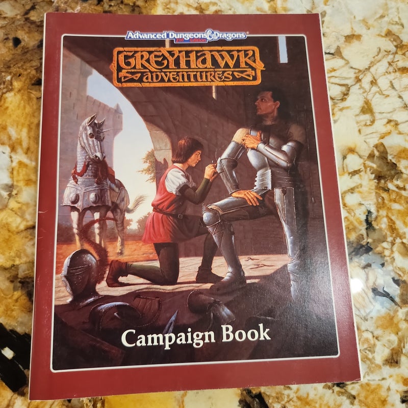 Greyhawk Adventures Campaign Book Advanced Dungeons and Dragons