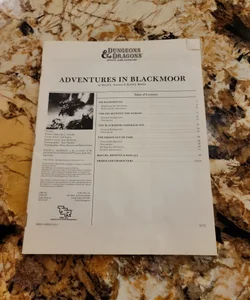 Dungeons and Dragons: Adventures in Blackmoor