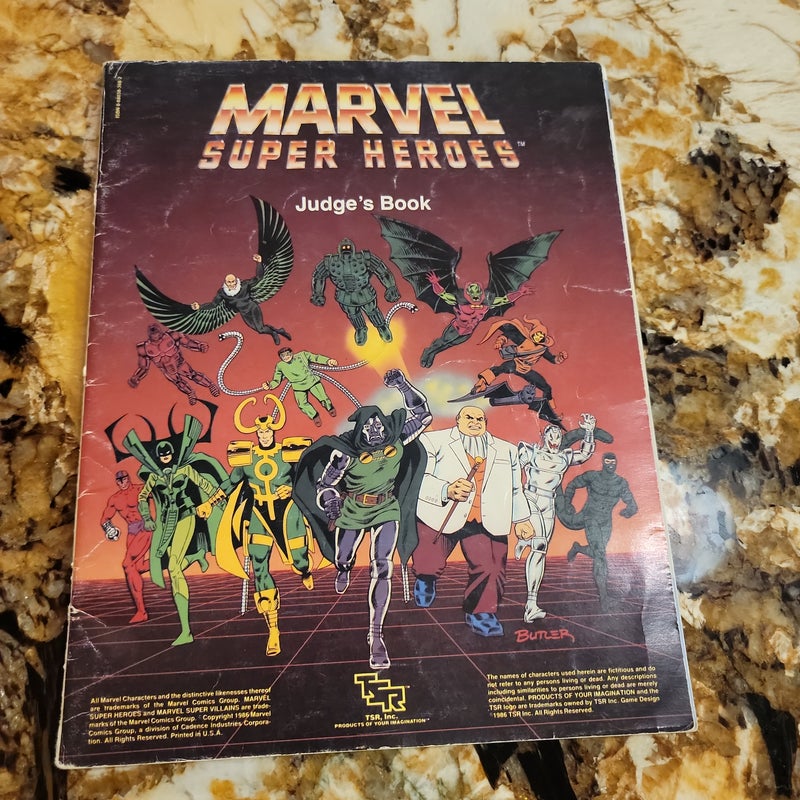 Marvel Super Heroes: Judge's Book