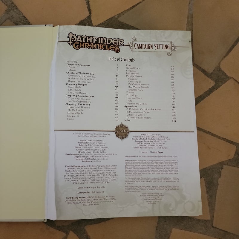 Pathfinder Chronicles Campaign Setting