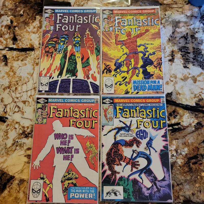 Fantastic Four 1981 #232, #233, #234, #235