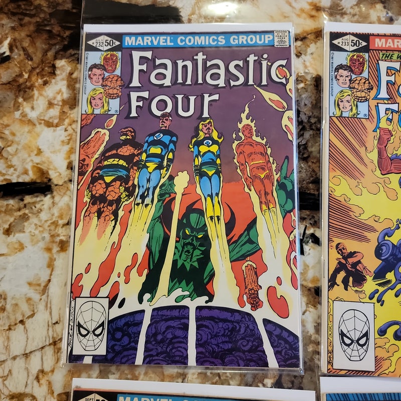 Fantastic Four 1981 #232, #233, #234, #235