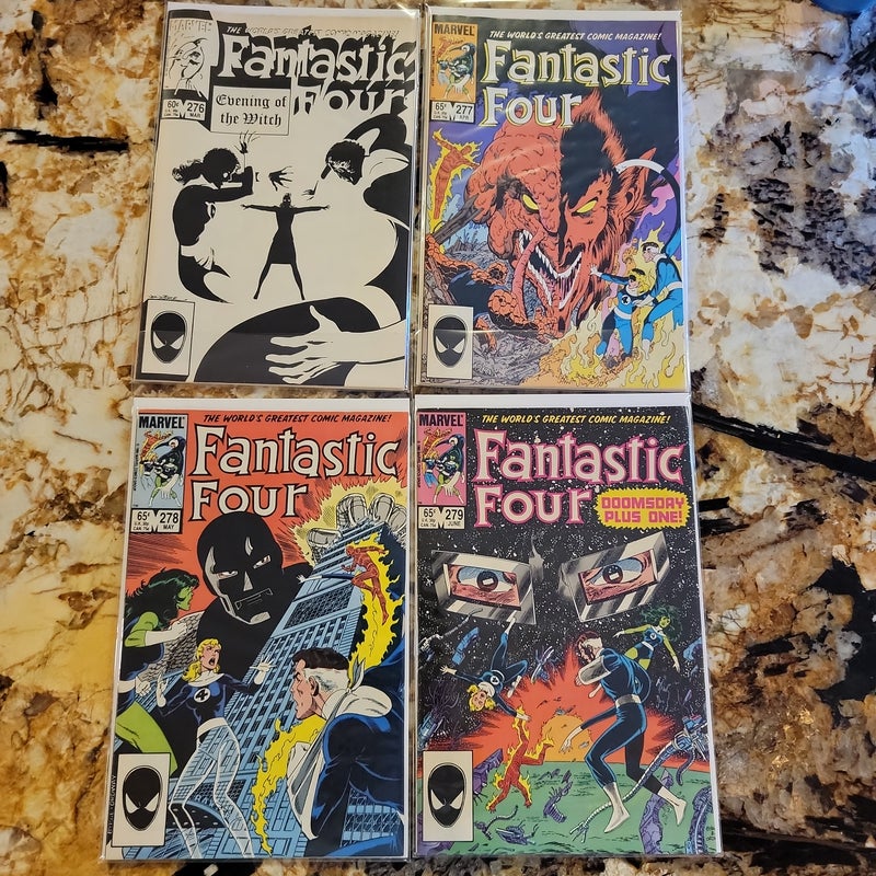 Fantastic Four issue #276, #277, #278, #279