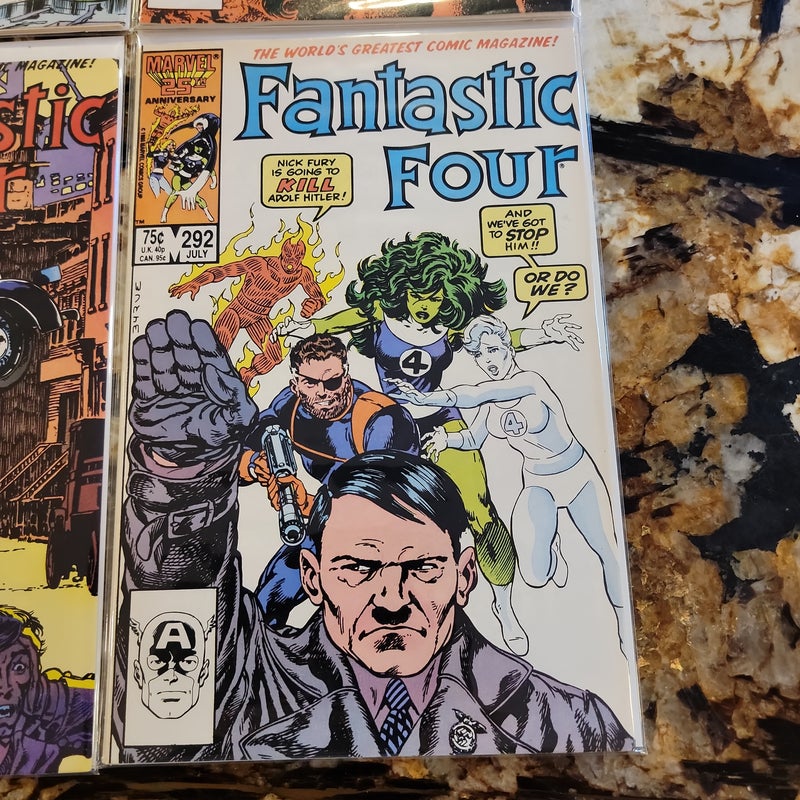Fantastic Four issue #289, #290, #291, #292