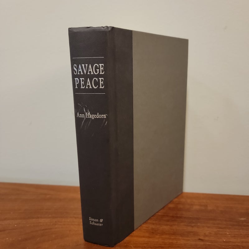 Savage Peace: Hope and Fear in America 1919