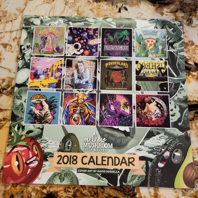 Mellow Mushroom 2018 Calendar 