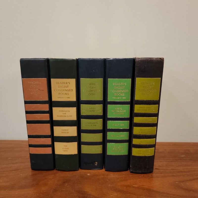 Reader's Digest Condensed Books (Lot of 5)