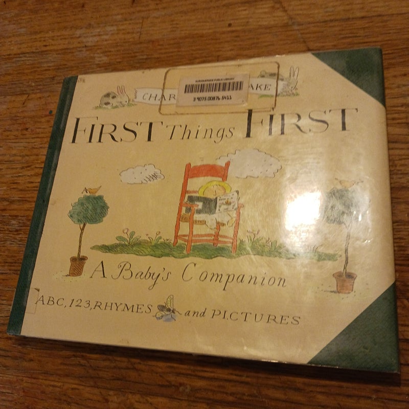 First Things First by Charlotte Voake
