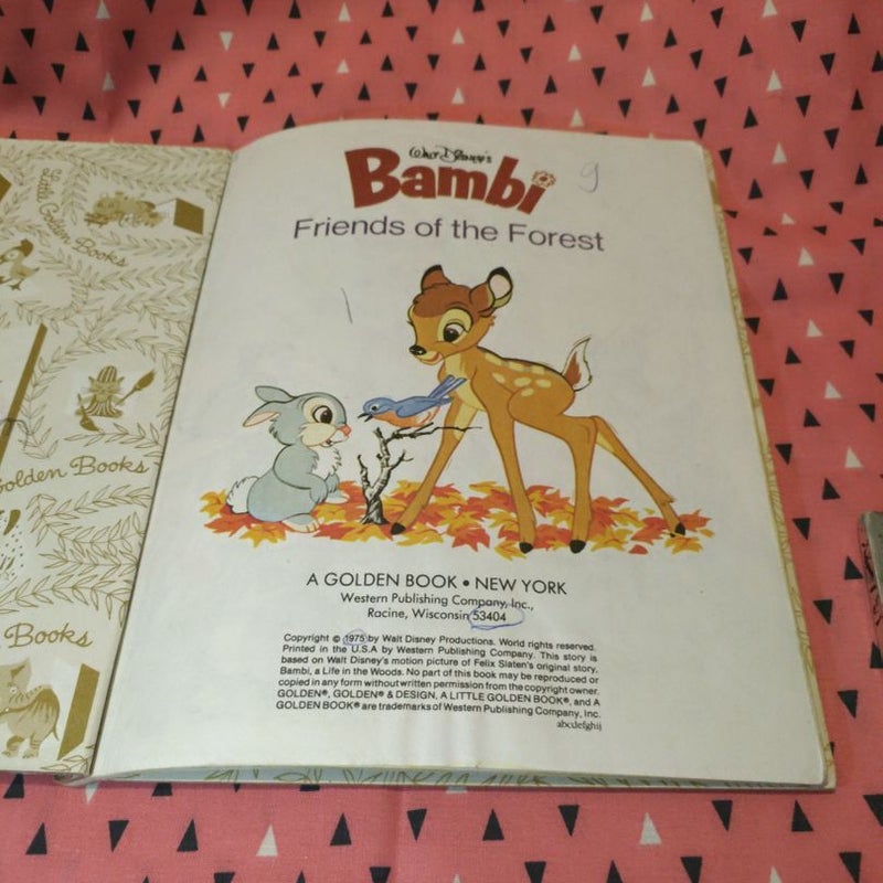 Bambi friends of the forest