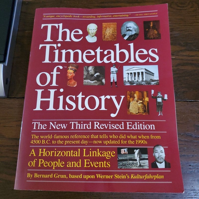 The Timetables of History