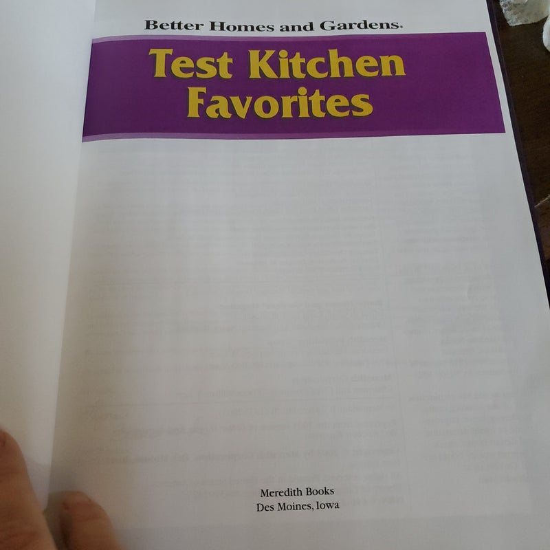 Test Kitchen Favorites