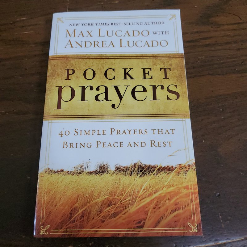 Pocket prayers by max lucado andrea lucado