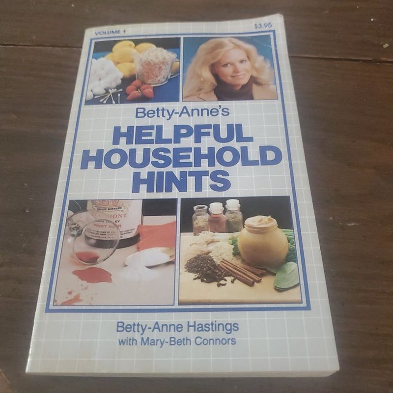 Betty-Anne's Helpful Household Hints